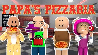 BOBBY, MASHA, JJ AND PABLO PLAY ESCAPE PAPA PIZZA’S PIZZERIA | Roblox Funny Moments