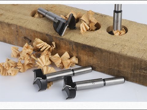 5PCS 15MM-35MM WOODWORKING AUGER DRILL BIT HOLE SAW CUTTING STRAIGHT SHANK DRILL BITS