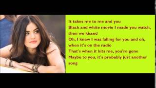LUCY HALE Just another song lyrics