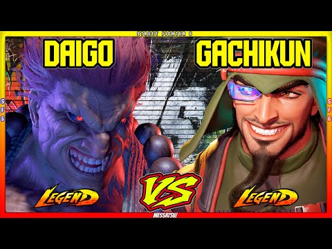 SF6 Daigo (Akuma) VS Gachikun (Rashid) + Jojo Taro (Akuma)💥Messatsu💥