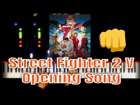 Street Fighter II V Opening Song Kaze Fuiteru-The Wind Is Blowing, PianoTurtle X Play By Ear