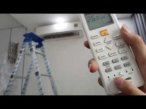 Cách check test và reset lỗi điều hòa Panasonic Inverter
