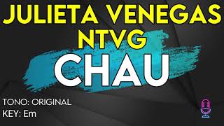 NTVG ft. Julieta Venegas - Chau - Karaoke Instrumental