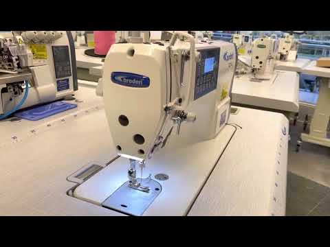 Broderi BD-288 Tam Otomatik Düz Dikiş Makinası ( Step Motorlu - 9 Desenli Dikiş )