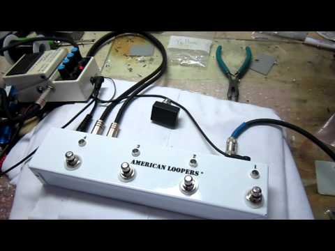 True Bypass Looper Build With Soft Relay Switching - American Loopers Custom Made in the USA