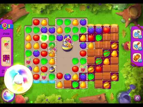 GardenScapes Level 2400 no boosters (13 moves)