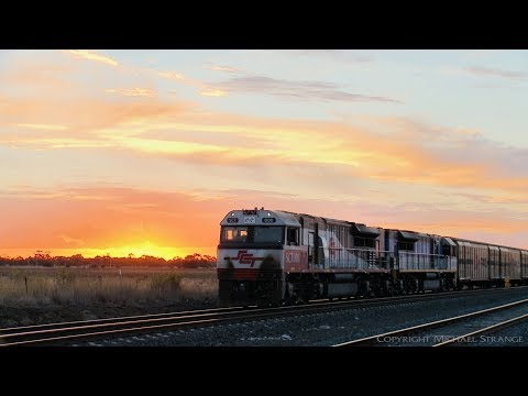 SCT Freight PM9 Arrives At Gheringap - PoathTV Australian Trains & Railways