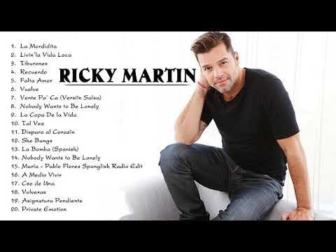 Ricky martin - La mejor canción de ricky martin - Greatest Hits Full Album 2021