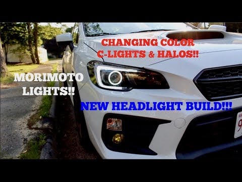 Installing Morimoto C-Lights & Halos!! // Rebuilding my stock headlights