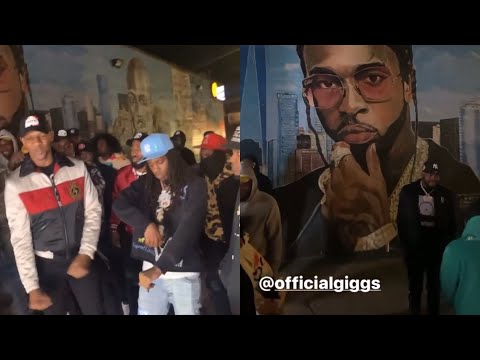 Giggs On Set With American Artist OWave & Yellow Zoo In Pop Smoke Old Neighbourhood | Audio Saviours