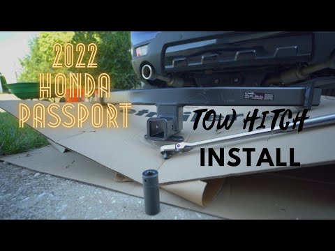 2022 Honda Passport Tow Hitch Installation