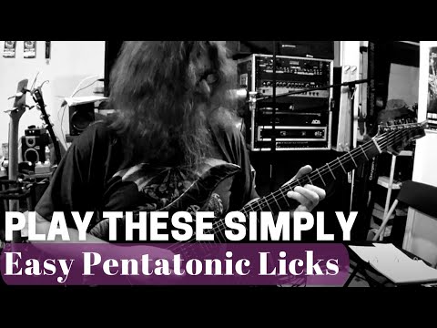 Play These Simply Easy Pentatonic Licks Now (Lead Guitar Lesson on Pentatonic Licks)