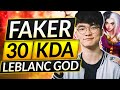 FAKER 30 KDA Tips - His Leblanc is On ANOTHER LEVEL - STOMP MID Like This - LoL Guide