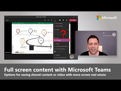 How to see TRUE FULL SCREEN in Microsoft Teams meetings | Demo Tutorial