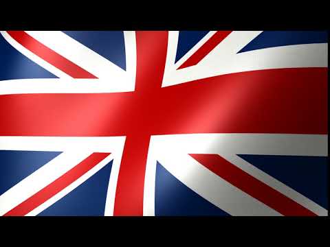 BRITISH FLAG WAVING - 4K ANIMATION