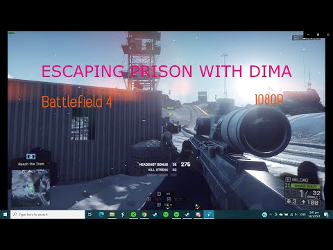 Escaping Prison With Dima! Battlefield 4 Campaign Kunlun Mountains Gameplay
