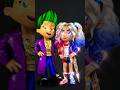 Ryder Pawpatrol And Katie Paw Patrol Glow Up Joker Harley Quinn Short