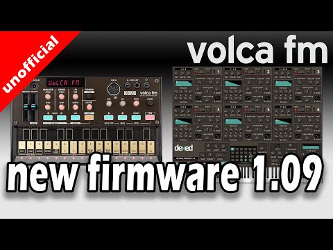 Volca FM Firmware 1.09 unofficial