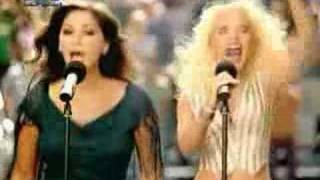 Elissa and  Christina Aguilera - Pepsi Football Commercial