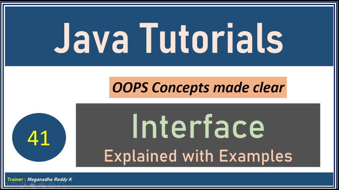 Java Tutorials : Interfaces in Java #41