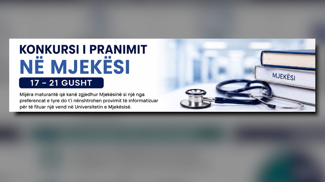 Konkursi i pranimit në Mjekësi, të hënën garohet për 500 kuota të lira