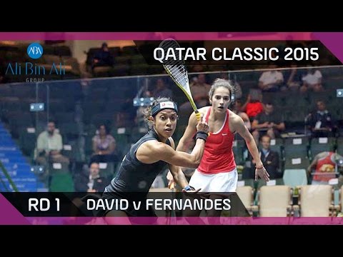 Squash: Qatar Classic 2015 - Women's Rd 1 Highlights: David v Fernandnes