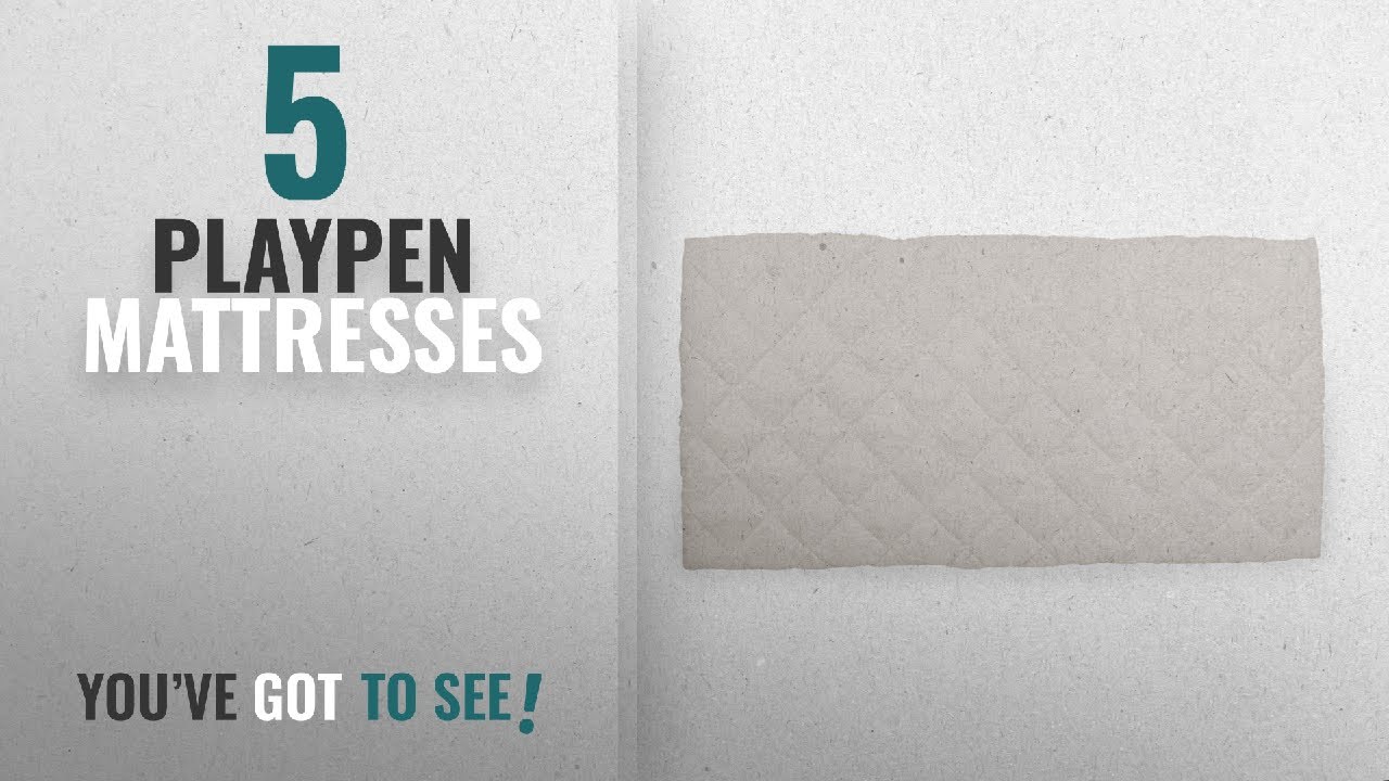 Top 10 Playpen Mattresses [2018]: Hauck Bed Me Travel Cot Mattress Sheet, 120 x 60 cm