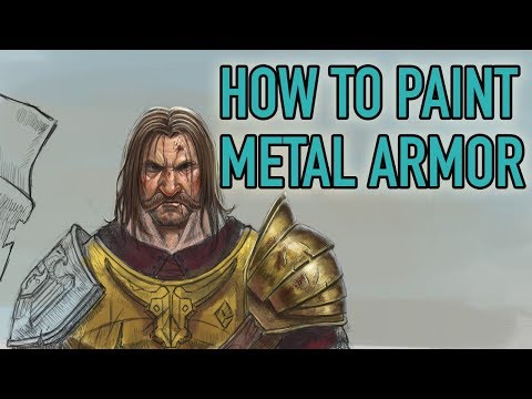 How To Paint METAL ARMOR