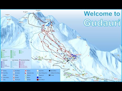 Гудаури схема трасс. Гудаури карта трасс. Карта Гудаури горнолыжный курорт. Гудаури схема.