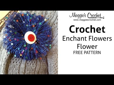 Enchant Flowers Flower Free Crochet Pattern - Right Handed