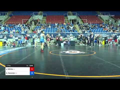 117 Lbs Round Of 32 - Jaylee White, Oklahoma Vs Ashley Naranjo, Washington C48c