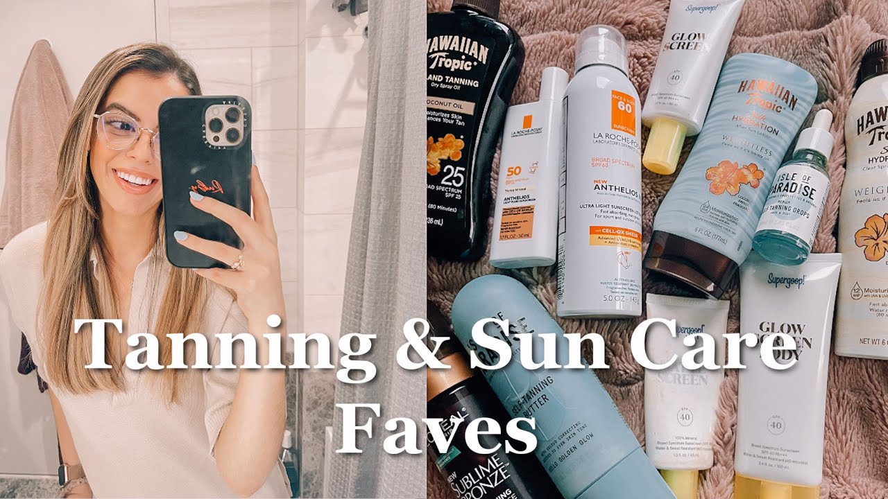 Watch video Tanning + Sun Care Favorites! Self Tanner, Tanning Oil, SPF & MORE Now Tanning + Sun Care Favorites! Self Tanner, Tanning Oil, SPF & MORE
