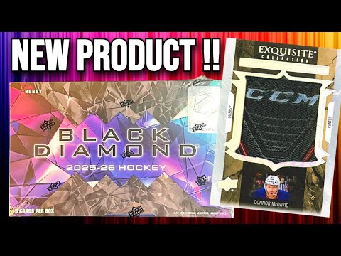 2025-26 Upper Deck Black Diamond Hockey Hobby Box Opening !!
