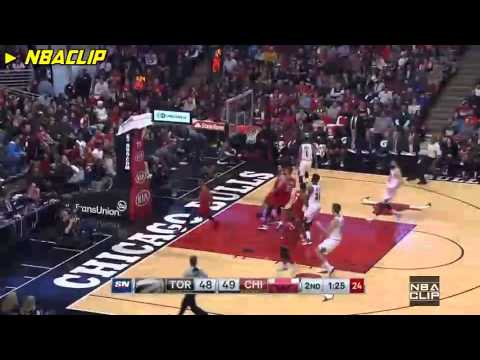 DeMar DeRozan Monster Fast Break Dunk ! | Raptors vs Bulls | 2015-16 NBA REGULAR SEASON