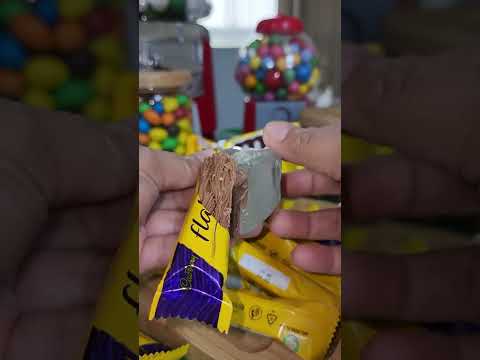 AMAZING OPENING OF CADBURY FLAKES CHOCOLATE BAR 🌈 🌈 🌈 #chocolate #shorts #asmr #howto  #cadbury