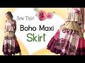 Men’s Cargo Shorts… to THIS?! Boho Maxi Skirt DIY ✂️ (Upcycle Sewing)