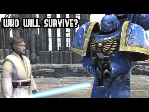 Space Marine (Warhammer 40K) vs Jedi (Star Wars) - Who is Stronger?