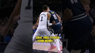 Wemby HELD HIS OWN against 2x MVP Jokic!👀