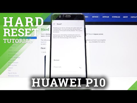 How to Factory Reset HUAWEI P10 – Erase All Data & Customized Settings