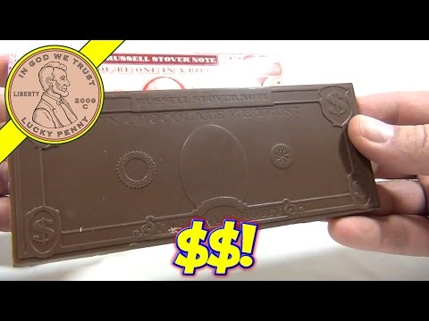 Russell Stover Note One Billion Dollar Bar Solid Milk Chocolate - Valentine's Candy Series