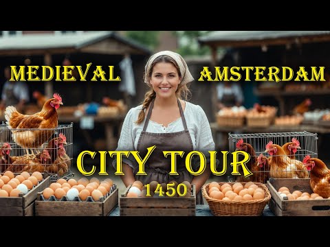 Medieval Amsterdam 1450 City Tour (Reimagined by AI)
