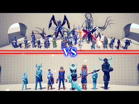 SECRET ADDON TEAM vs ICE TEAM - Totally Accurate Battle Simulator TABS