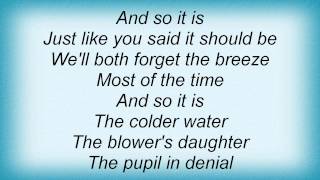Death Cab For Cutie - The Blowers Daughter Lyrics