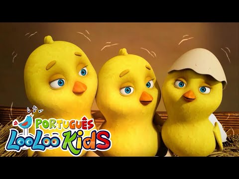 Infantis Músicas - OS PINTINHOS + Dança do Patinho 🐥 Vídeos educativos para crianças - LooLoo Kids