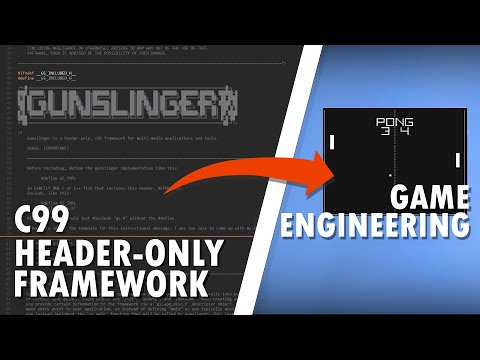 Header-Only Game Framework in C | Game Engineering