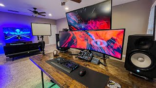 Home Office Setup Tour 2022 (49" Curved Ultrawide)