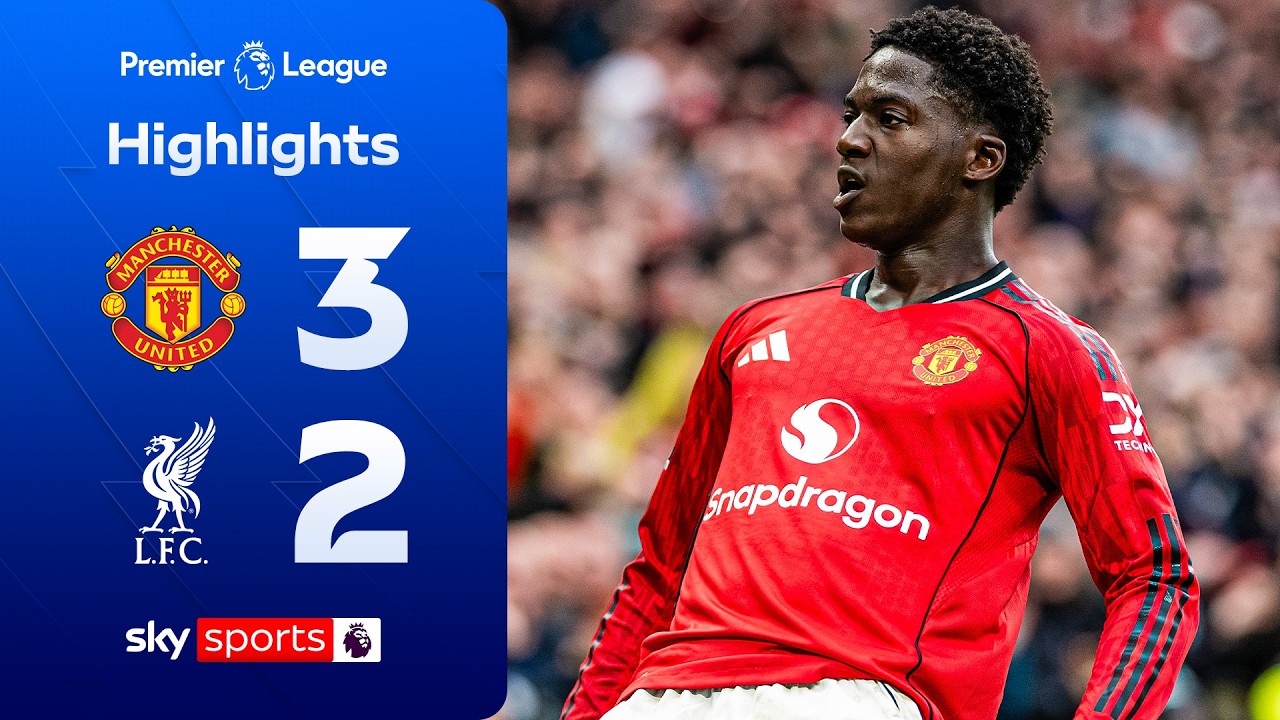 Mainoo winner in THRILLER at Old Trafford! 🔥 | Man Utd 3-2 Liverpool | Premier League Highlights