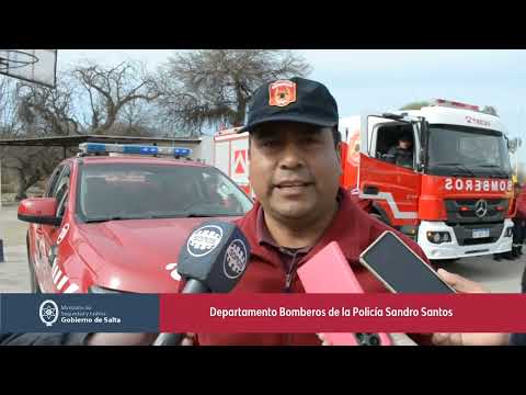 El Gobierno continúa equipando a los Bomberos de la Policía de Salta