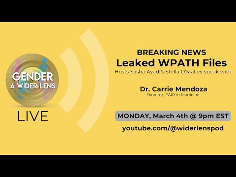 Gelekte WPATH-bestanden — breaking news met Gender: A Wider Lens