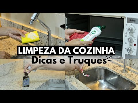 LIMPEZA DA COZINHA: Dicas e Truques super úteis!